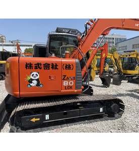 Mini-excavatrice sur chenilles Hitachi d'occasion de 8 tonnes avec moteur, boîte de vitesses et pompe - Product Image 3