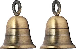 Campana Navideña de Hierro Hecha a Mano con Aspecto Vintage para un Ambiente Rústico Navideño, Campanas de Metal para Colgar en la Puerta a un Precio Inmejorable - Product Image 3