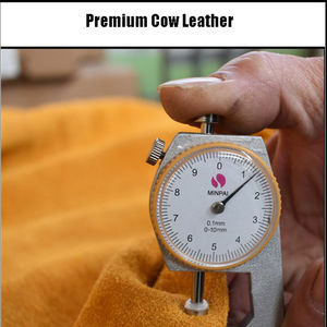 Delantal de soldadura grueso para trabajos de amolado y bancos de soldadura. Delantal de cuero resistente para soldadura y fabricación en taller. - Product Image 6