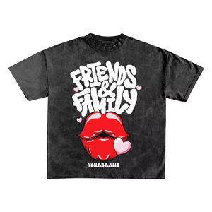 Manufacturer Custom 100% Heavyweight Cotton 250 Gsm Cropped Oversized Boxy Drop Shoulder T-Shirt Distressed Solid Casual Men - Product Image 3