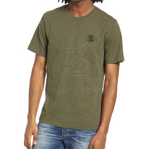 Camiseta Básica de Corte Ajustado para Hombre, Ligera, de Poliéster/Algodón, Manga Corta, Uso Diario, Diseño Liso, Alta Calidad, Secado Rápido, Transpirable - Product Image 1