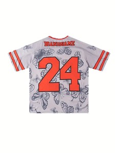 Maillots de football américain vintage tendance, streetwear, design graphique personnalisé par sublimation, séchage rapide, respirant, grandes tailles - Product Image 2