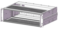 RDEKONO SNCF 3U CPI Subrack blindé Schroff Nvent 19 "3U CPCI Subrack Chassis ATCA VPX CPCI Vertical Card Guide Server Rack