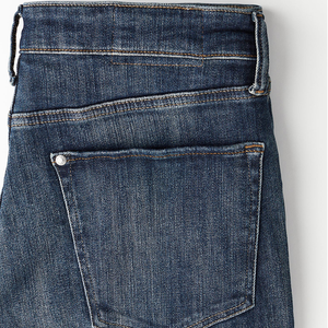 Short en jean délavé de style de rue au design personnalisé Bermuda baggy décontracté d'été brodé logo décoration vintage - Product Image 3