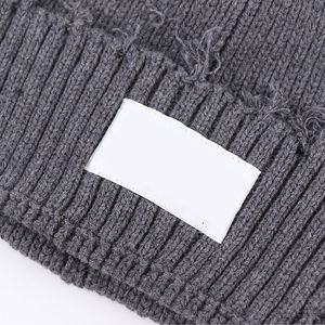 Gorro de Punto Cálido de Invierno, 100% Acrílico, Jacquard con Logotipo Bordado, Gorros de Comercio Exterior de Colores - Product Image 5