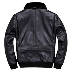 Chaqueta de Cuero Premium para Hombre, Diseño Elegante de Motociclista, Prenda Exterior Cálida y Duradera para Otoño e Invierno - Product Image 4