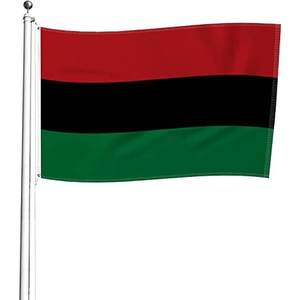 Lot de 2 drapeaux Afro-Américains 3x5FT pour la décoration intérieure et extérieure africaine USA TOP FLAGSINC - Product Image 6