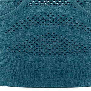 Soutien-gorge de sport de haute qualité pour femmes respirant pour une utilisation en extérieur avec logo avant en stock à vendre - Product Image 6