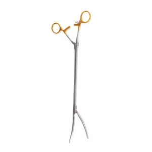 Pinzas de Agarre Curvas Largas de Acero Inoxidable |   Instrumento Quirúrgico Endoscópico y de Recuperación Oral - Product Image 2