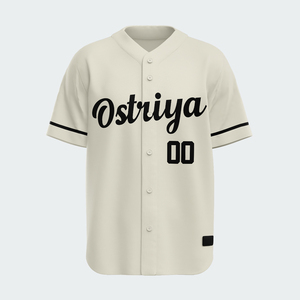 Jersey de béisbol con botón de secado rápido bordado con nombre personalizado, camisetas de béisbol con precios razonables para exteriores, novedad - Product Image 5