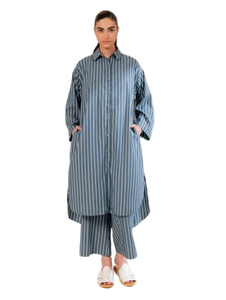 Pyjama Kurta pour femme avec motif floral, tenue en coton tendance et confortable pour un usage quotidien - Product Image 4