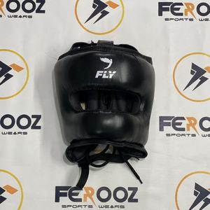 Équipement d'entraînement personnalisé sur mesure FLY Noir, casque de sparring intégral avec protection nasale, protections de tête Twins - Product Image 1