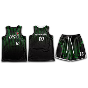 Short en maille de polyester réversible personnalisé en jersey à col en V ensemble de vêtements de basket-ball pour clubs universitaires et respirants à séchage rapide - Product Image 6