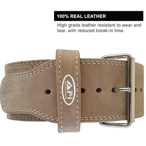 เข็มขัดออกกำลังกายหนังวัวแบบปรับได้ใช้ได้ทั้งชายและหญิงทำจากอัลลอยง่ามฝึกความแข็งแรงในการยกกระชับปรับได้ทั้งชายและหญิง - Product Image 3