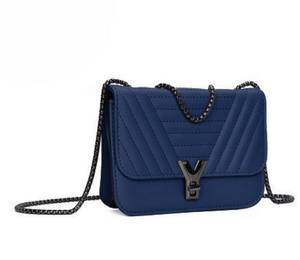 Borsa a Tracolla in Pelle con Catena per Donna - Product Image 4