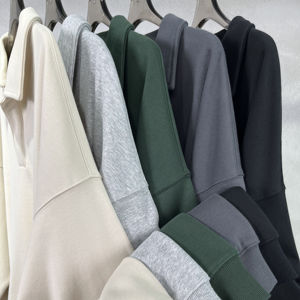 Gelan 2026 – Nouveaux sweats à capuche personnalisés pour hommes, veste zippée à manches longues en velours 350G de haute qualité avec poignets côtelés et motif imprimé pour l'hiver - Product Image 5