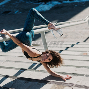 Leggings de performance extensibles 2025 avec adhérence collante, conçus pour la danse sur barre professionnelle et les compétitions de danse de salon, en vente - Product Image 2