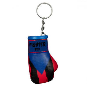 Mini <b>Boxing</b> Car Mirror Keychain Stainless Steel with Excellent PU Leather UV Printing Promotional Gloves Hanging custom logo - Product Image 3
