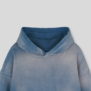 Premium Men's Sunfaded Zipper-Up <b>Hoodie</b> 100% Cotton Soft Durable Streetwear Embroidered Logo <b>Lightweight</b> for Winter - Product Image 2