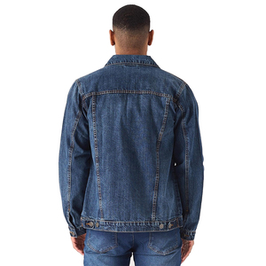 Meilleure vente Jeans pour homme Veste en jean respirante avec fermeture à boutons quatre poches Veste denim de style hivernal pour homme - Product Image 6