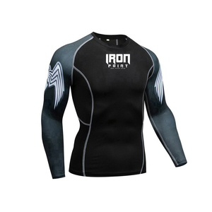 MMA Rashguard de alta calidad para hombres hecho a medida y transpirable del fabricante de Pakistán con diseño de sublimación - Product Image 5