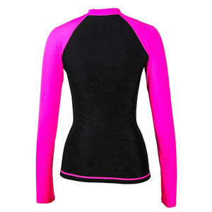 T-shirt de compression à manches longues pour femme, personnalisé OEM, Rash Guard personnalisé pour femme avec service OEM, élégant - Product Image 5