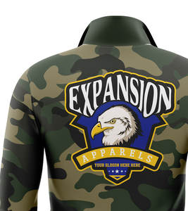 Custom 100% Polyester Soft Heated Winter <b>Jacket</b> Hot Selling <b>Camo</b> Design with Water-Resistant OEM Sublimation Process - Product Image 5
