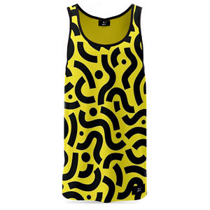 Débardeurs personnalisés d'athlétisme, d'entraînement et de remise en forme pour hommes, hauts de sport décontractés avec sublimation, nouveau design - Product Image 1