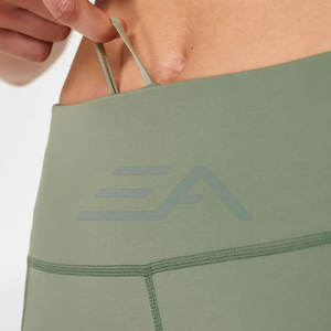 OEM Service Women Solid Scrunch Butt High Waist Breathable <b>Leggings</b> High Quality Spandex/Nylon Gym Wear Pants Best Price for - Product Image 5