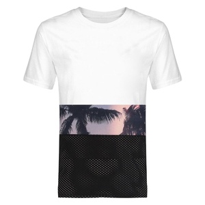 เสื้อยืดพิมพ์ลายพิมพ์แบรนด์ของคุณเองพิมพ์ซับลิเมชันลายนูน180g - Product Image 1