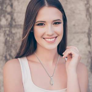 Collares de urna de flor de loto de oro rosa para cenizas, joyería de recuerdo, colgante de urna de cremación de acero inoxidable para hombres y mujeres, tamaño personalizado - Product Image 6