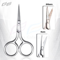Ciseaux à ongles en acier inoxydable argenté Outils pour cuticules et sourcils Soins personnels Tondeuse à cheveux pour femmes Type de beauté