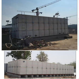 Tanque de Agua de Fibra de Vidrio de 30000 Litros para la Lucha Contra Incendios, Tanque de Almacenamiento de Agua FRP GRP SMC - Product Image 3