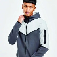 Ensemble veste et survêtement sport pour femme, taille plus, écologique, hiver, avec fermeture éclair intégrale, motif uni, design réversible