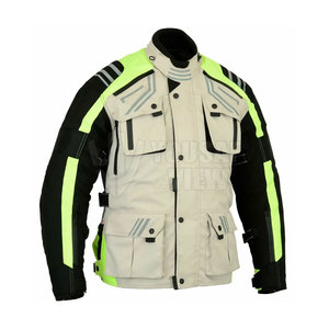 Combinaison de moto pour homme, veste et pantalon coupe-vent à manches longues, ensemble bicolore, vêtements de course toutes saisons - Product Image 3