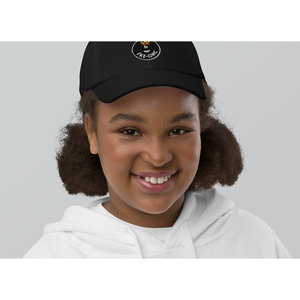 Gorra de béisbol juvenil de 5 paneles Beike-Conic, moderna y deportiva, con visera curva, estampado de hojas, leopardo, puntos, letras, de terciopelo, Oxford, sarga y rizo. - Product Image 1