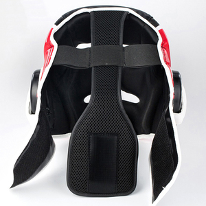 Protège-tête de boxe au design personnalisé vente en gros meilleur casque de protection de tête de boxe durable en cuir sur mesure - Product Image 3