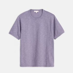 Camiseta Vintage de manga corta de talla grande para hombre, ropa personalizada de secado rápido de alta calidad, logotipo impreso Formal transpirable en blanco de punto - Product Image 1