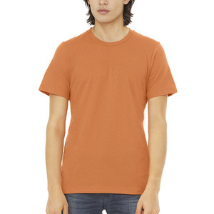 Venta al por mayor de fábrica de calidad, transpirable Camiseta de algodón con estampado personalizado, camiseta de Jersey de algodón ajustada con etiqueta privada de Color sólido - Product Image 5