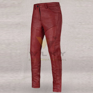 กางเกงหนังผู้ชายทรงสลิมฟิต แฟชั่นลำลอง หนังแท้ คุณภาพดีที่สุด - Product Image 5