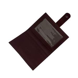 ที่ใส่บัตรเครดิตหนังแท็บ RFID ผิวเรียบสไตล์วินเทจผู้ผลิตอินเดีย - Product Image 5