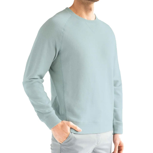Sweat-shirts à col rond pour hommes Style de rue personnalisé pour hommes, pull-over en coton d'hiver en vrac uni pour hommes, vente en gros - Product Image 6
