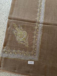 Premium Pashmina Turma <b>Shawl</b> Hand <b>Embroidered</b> Arabic Style Square Headscarf for Men Quality Similar Shahtoosh Traditional <b>Shawls</b> - Product Image 4