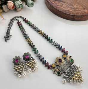 Nueva llegada Cubic Zirconia joyería collar conjunto para mujer turquesa collar conjunto Boda nupcial joyería 4 Uds conjuntos - Product Image 6