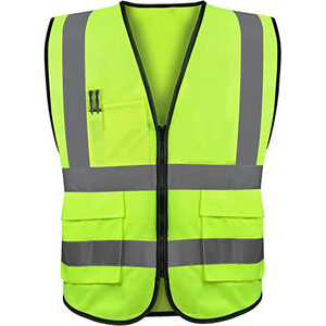 <b>Construction</b> Uniform <b>Work</b> Reflective Clothing High Visibility Reflective Safety Vest <b>Jacket</b> Industrial Security Vest With Logo - Product Image 2