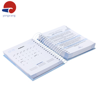 Planificateur annuel personnalisé épais, grand format, couverture rigide, organisateur à spirale pour la planification annuelle et mensuelle