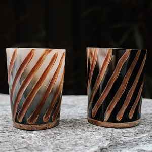 Vaso Vikingo de Cuerno de Buey para Cerveza, Hidromiel, Vino y Café, Vasos de Buey de faizacraft - Product Image 2