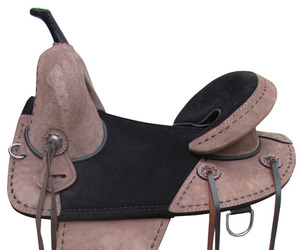 Selle à guillotine de cheval de promotion d'usine en cuir de vachette occidental Design en cuir de daim synthétique Plusieurs modèles disponibles en gros - Product Image 5