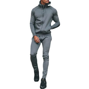 Conjunto Deportivo Personalizado de 2 Piezas para Hombre, Sudadera con Capucha Extra Grande de Felpa 100% Algodón, Chándal con Cremallera para Invierno - Product Image 4