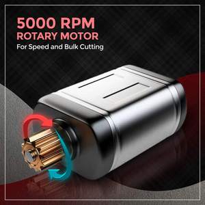 Tondeuse Électrique Professionnelle pour Détailleur, Lames de Précision en T en Acier Inoxydable, Alimentation USB pour des Coupes Précises et des Travaux Détaillés - Product Image 6